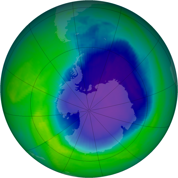 Ozone Map 1999-11-01